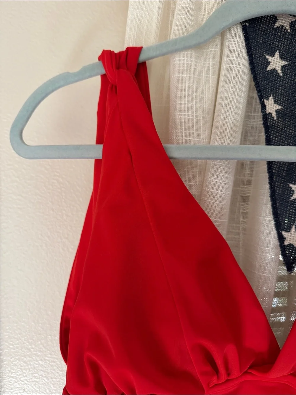 Red womens One-Piece Swimsuit - Timmy control, size large